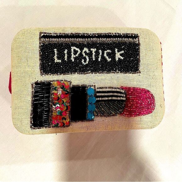 Lipstick snap closure treasure box jewelry box organizer - Picture 1 of 7